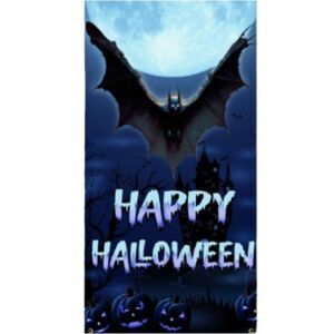 Halloween Holiday Door Banner New Wall Seasonal Decorations Spooky Bat Decor